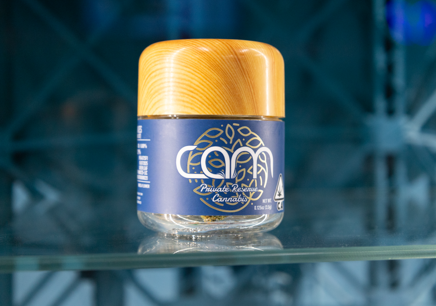 CAM flower in jar
